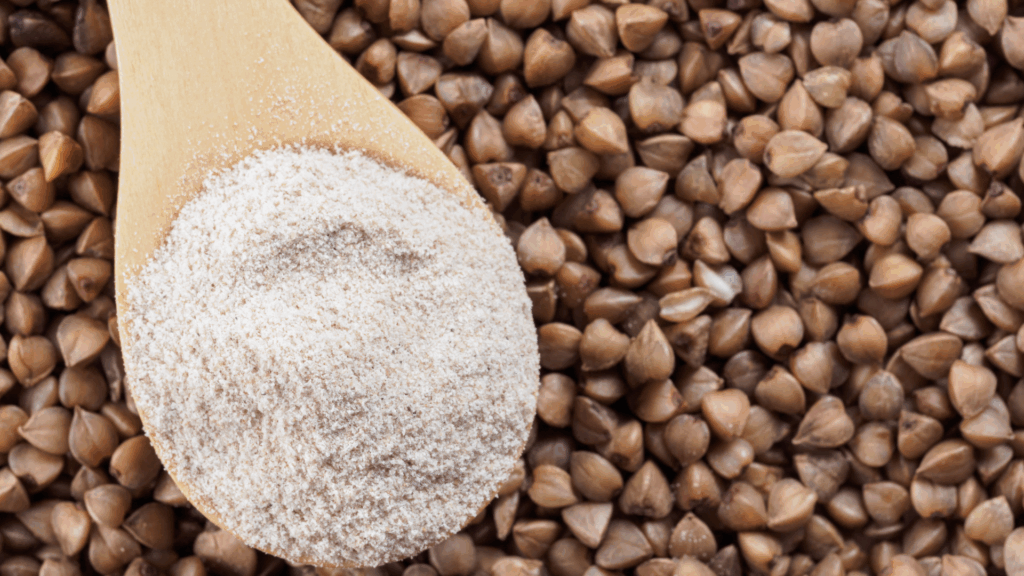 Toasted buckwheat flour