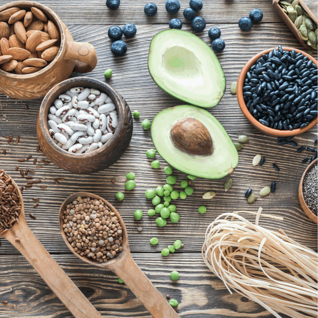 Different types of functional food fibers used in food manufacturing.